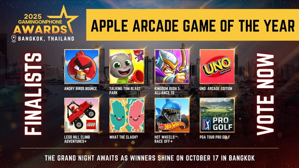 GamingonPhone Awards 2025 - Apple Arcade Game Of The Year