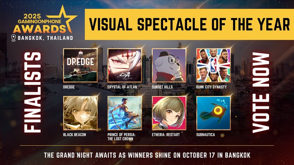 GamingonPhone Awards 2025 - Visual Spectacle Of The Year
