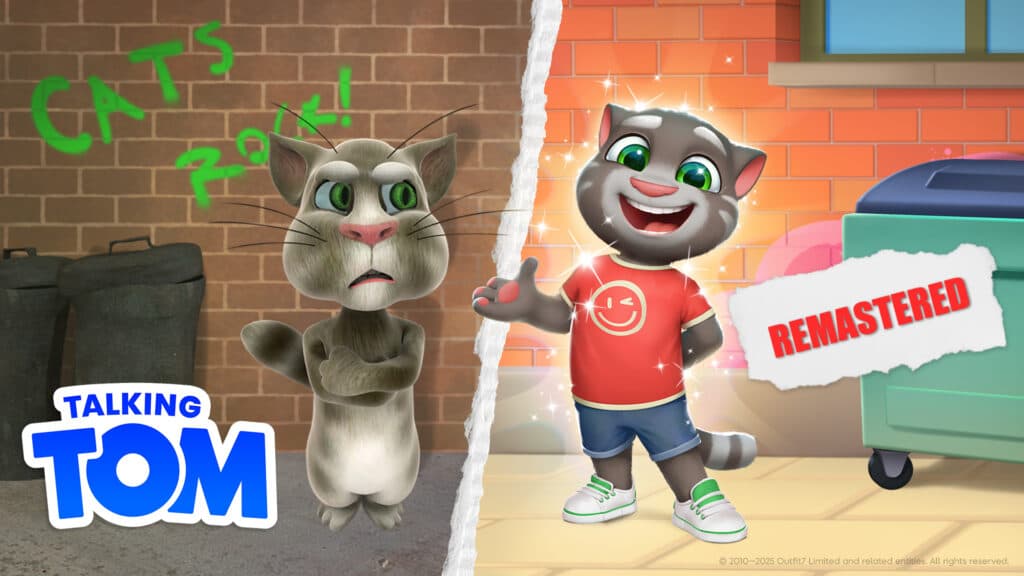 Talking Tom old vs Remastered